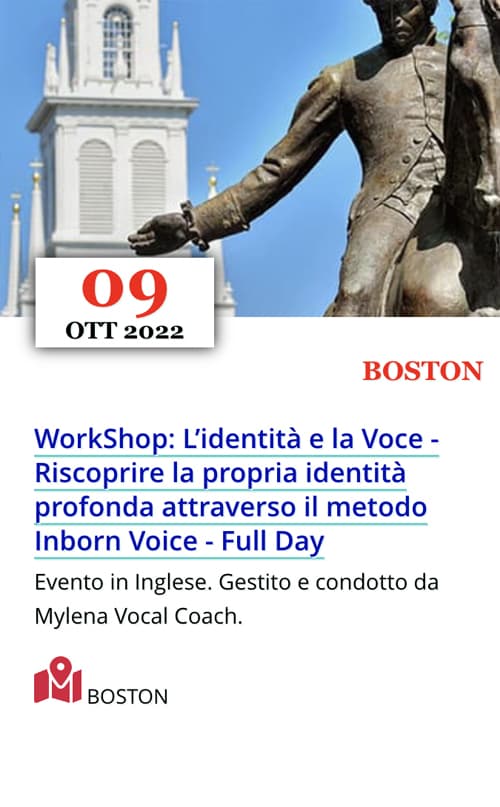 Workshop di Vocal Coaching a Boston