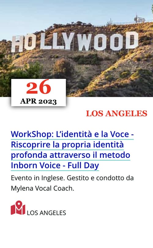 Workshop di Vocal Coaching a Los Angeles