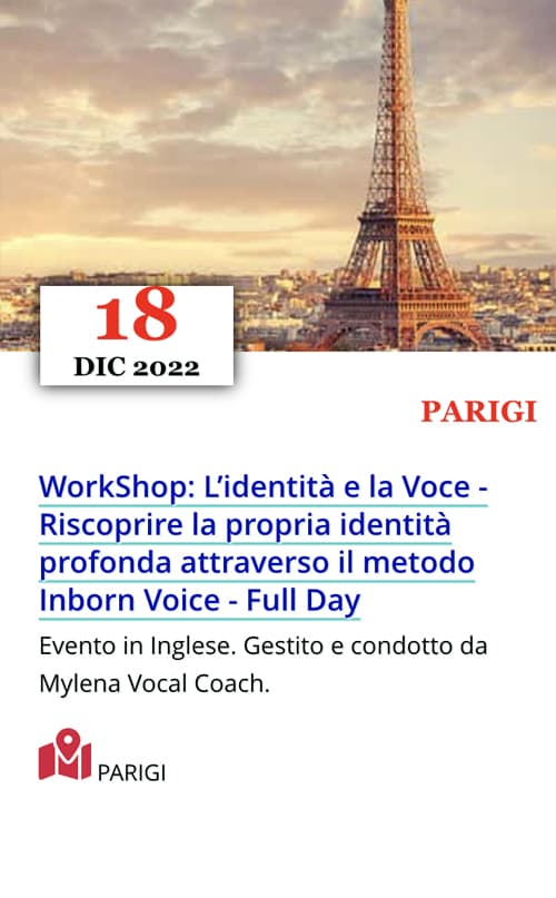 Workshop di Vocal Coaching a Parigi